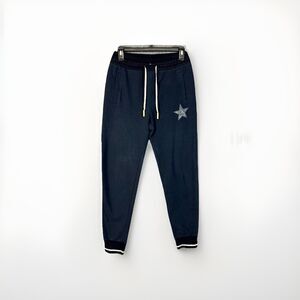 Lorena Antoniazzi Navy Jogger Sweatpants Women’s Size IT 38 US XS Star Patch